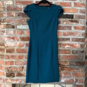 Teal Dress - Perfect for Work or Holiday Parties!